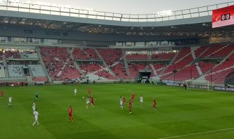 A gyirmóti meccset folytattuk, de a szarrálocsolt pálya besegített