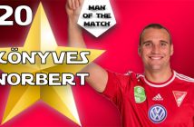 A mérkőzés legjobbja #20 – Könyves Norbert